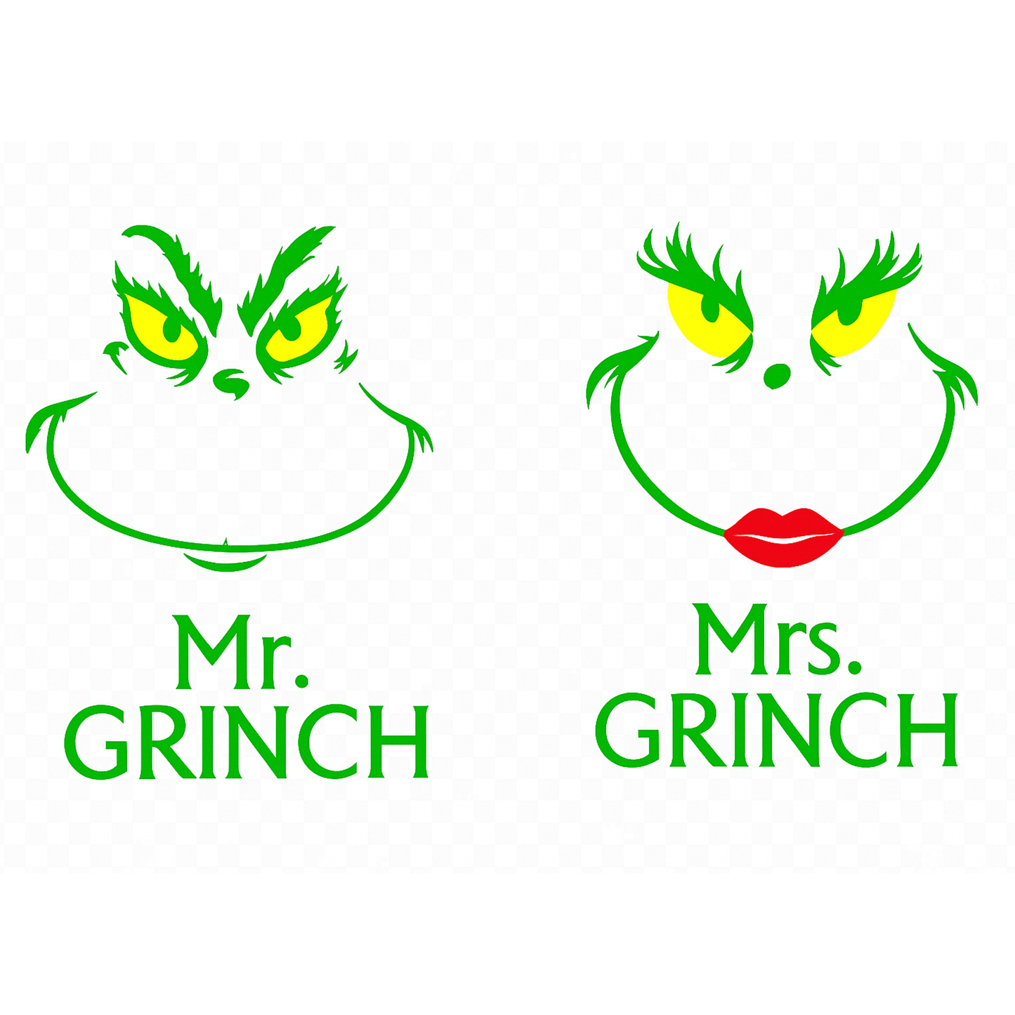 Camiseta Mrs & Mr Grinch