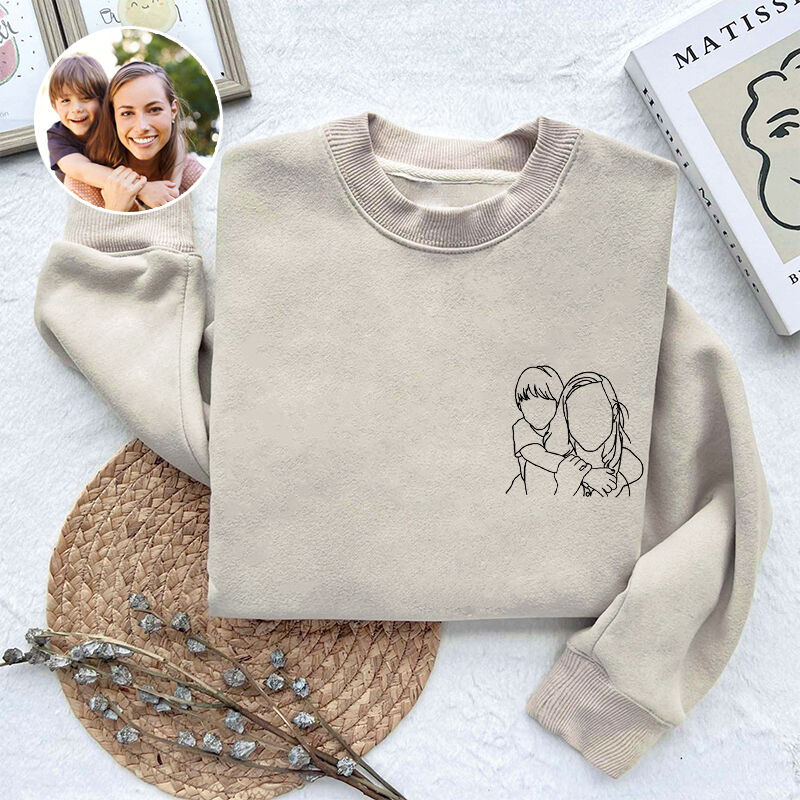 Blusa Bordada Personalizada Mães