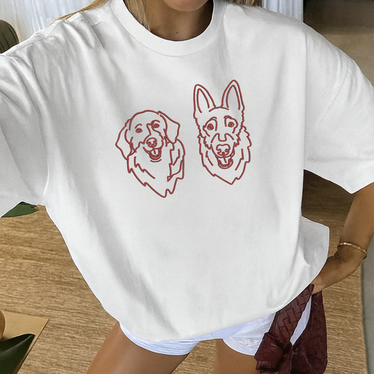 Camiseta Feminina Oversized Personalizada