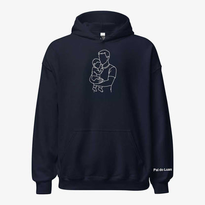 Moletom Canguru Personalizado Papai