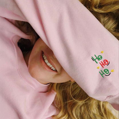 Moletom com Manga Hohoho