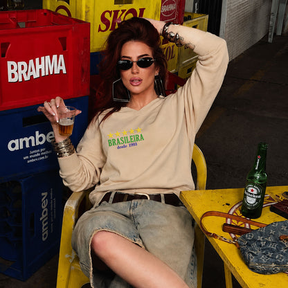Blusão Bordado Brasileira