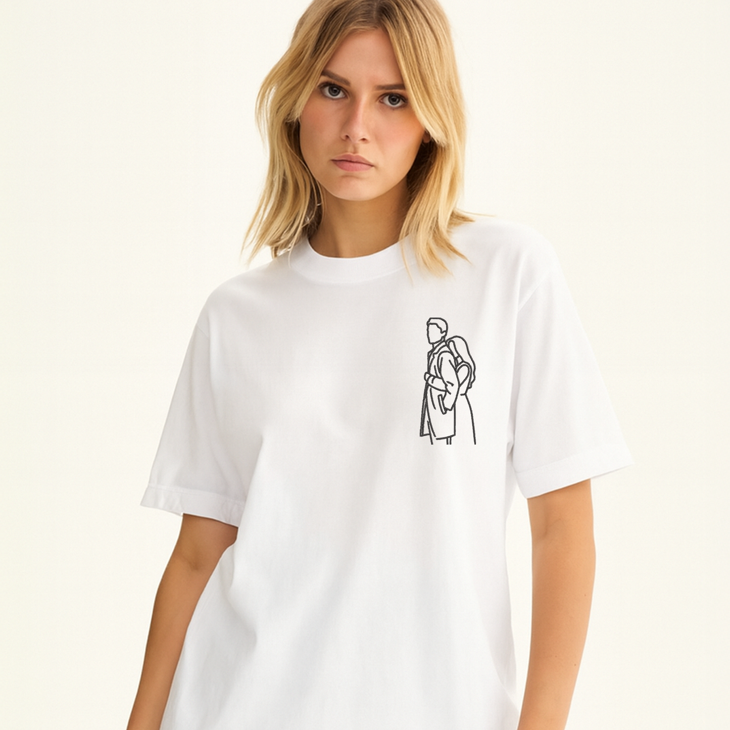 Camiseta Feminina Oversized Personalizada