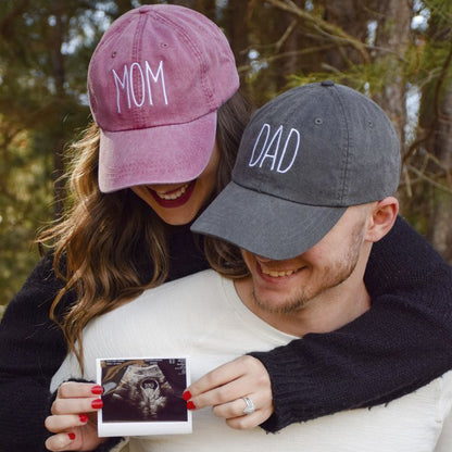 Kit Boné Vintage Mom & Dad