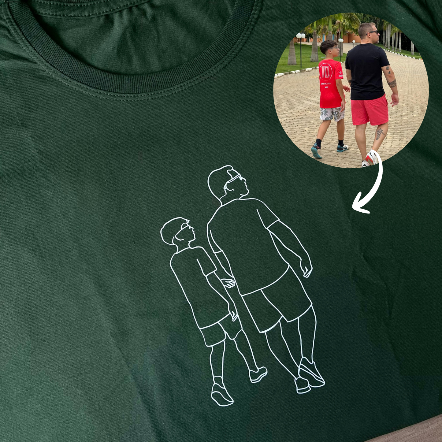 Camiseta Personalizada Papai - Vovô
