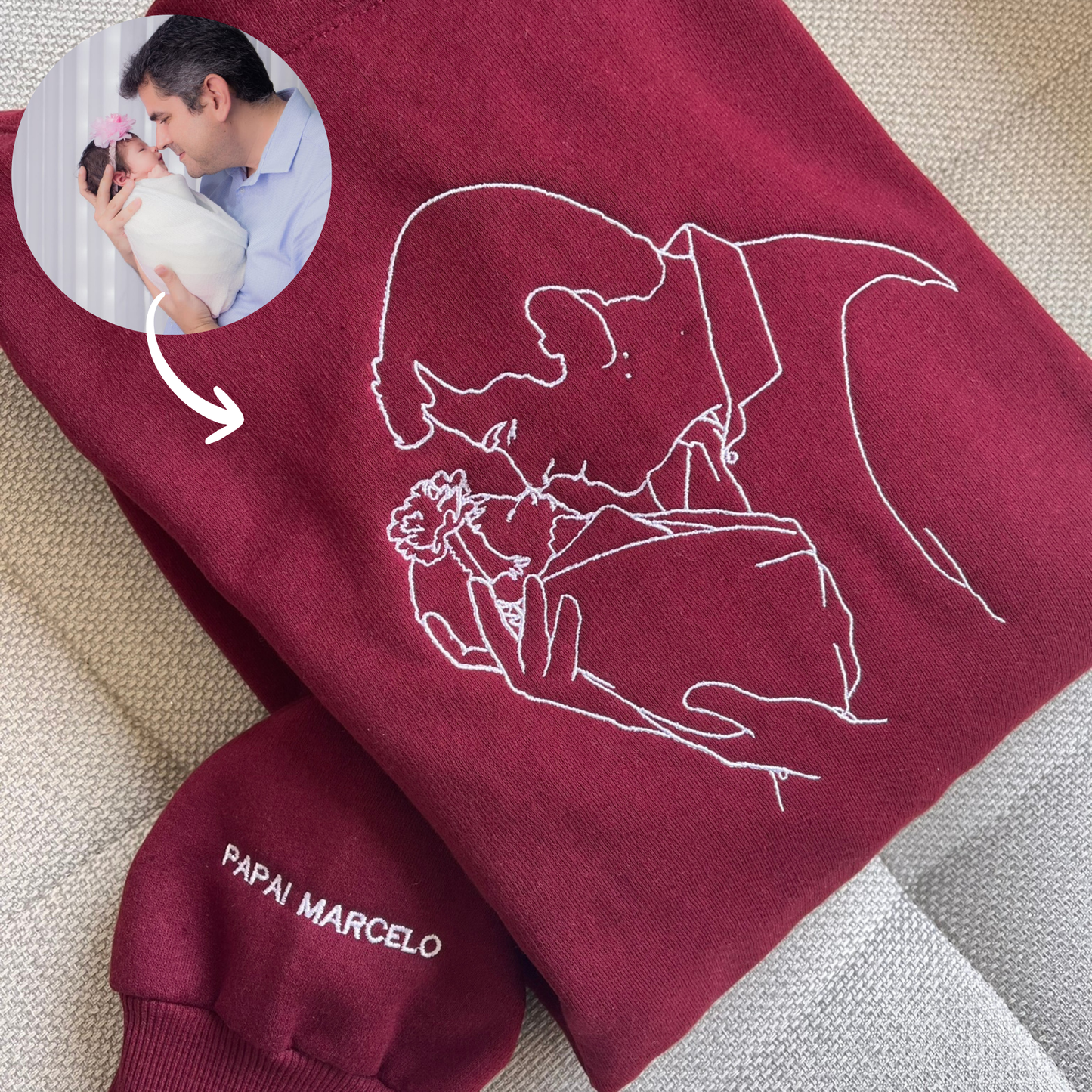 Moletom Canguru Personalizado Papai