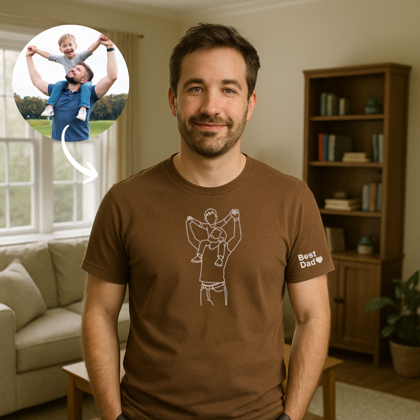 Camiseta Personalizada Papai - Vovô