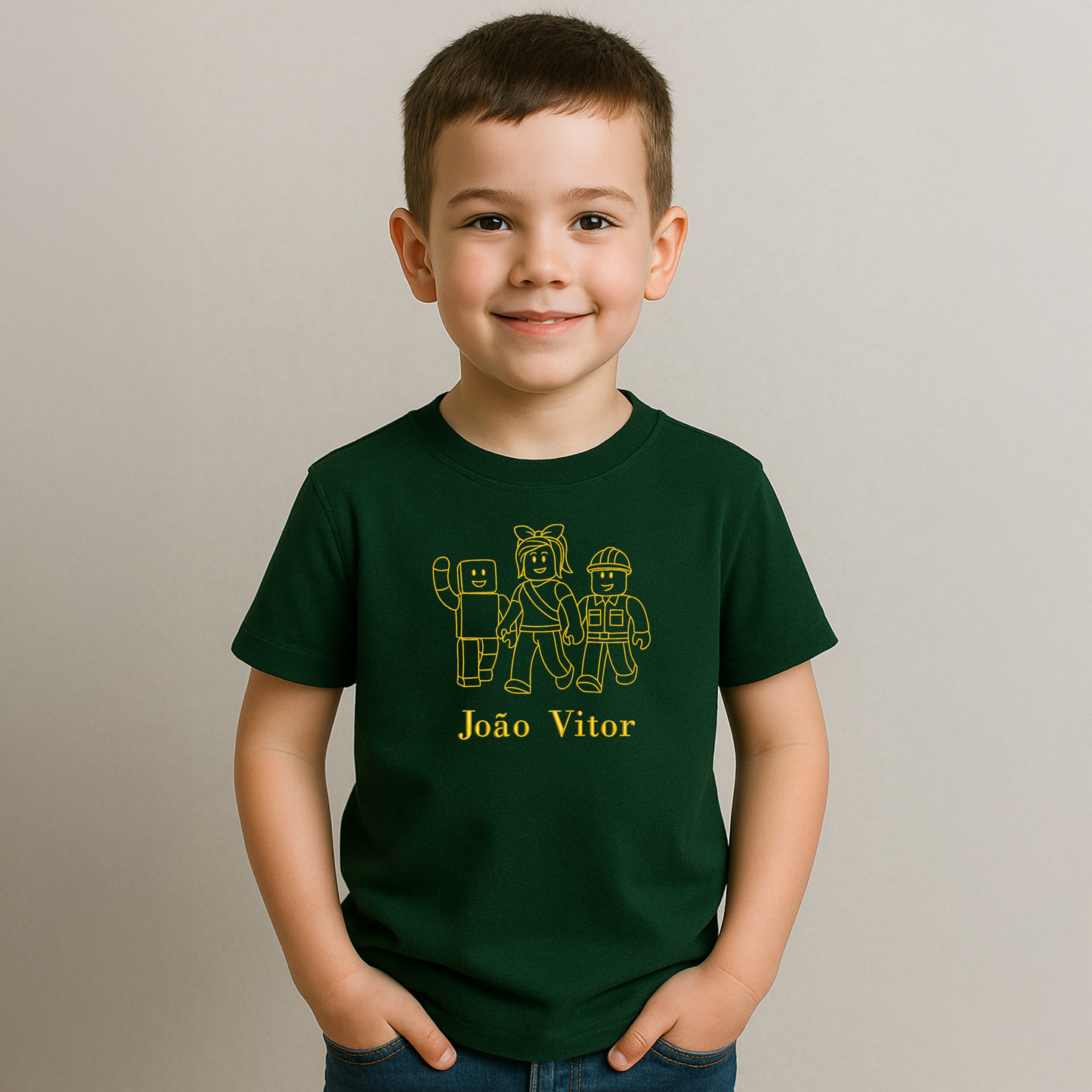 Camiseta Infantil Personagens