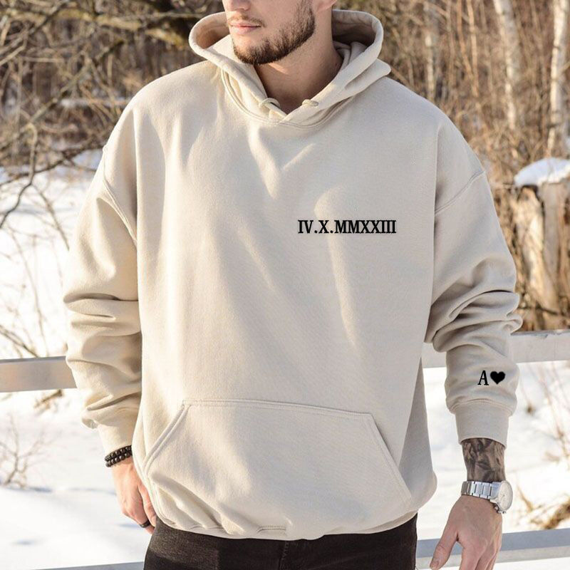 Moletom Personalizado Números Romanos Unissex