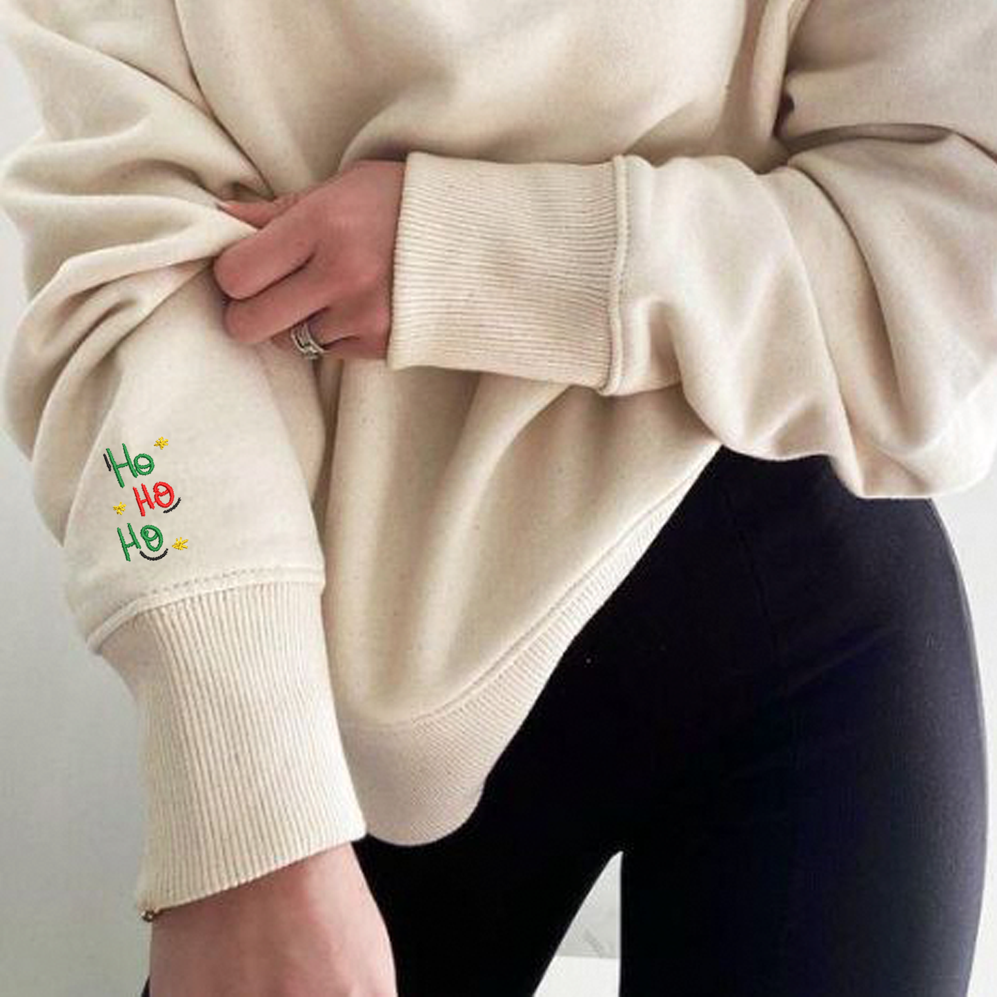 Moletom com Manga Hohoho