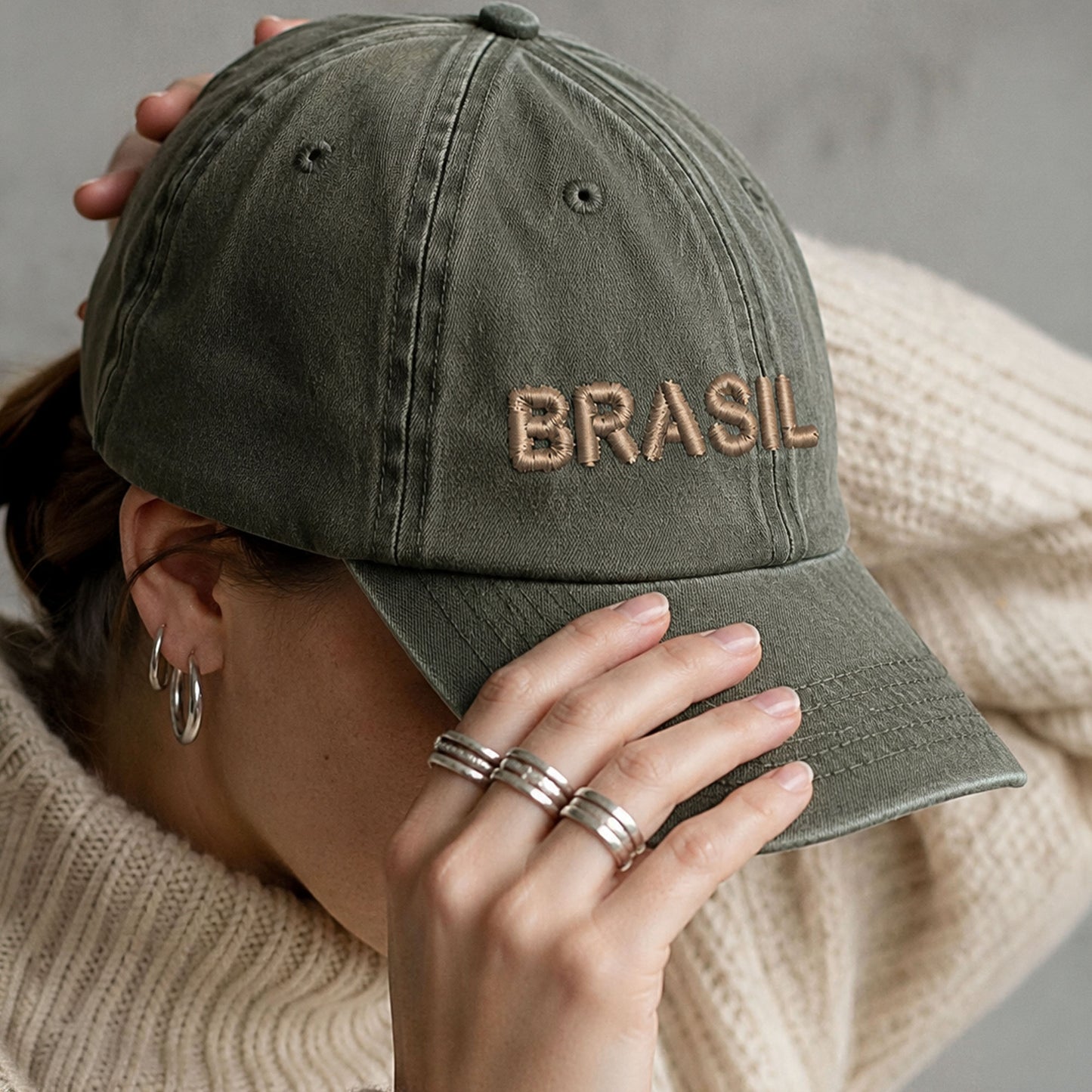 Boné Estonado Frases Personalizadas