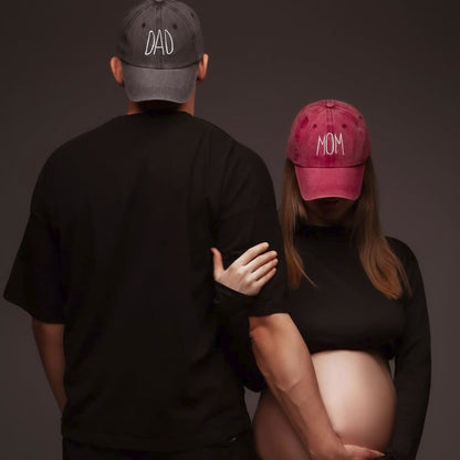 Kit Boné Vintage Mom & Dad