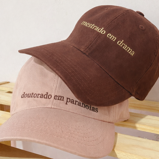 Kit 2 Bonés Personalizado Frases