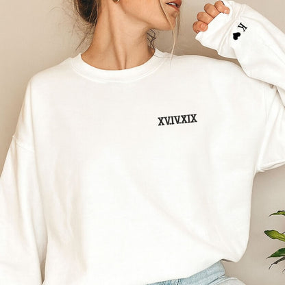 Blusão Personalizado Números Romanos Unissex