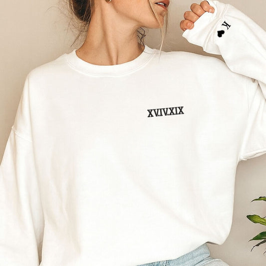 Blusão Personalizado Números Romanos Unissex