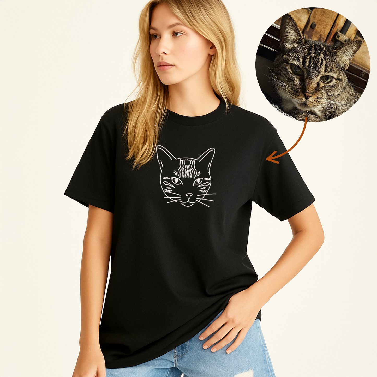 Camiseta Feminina Oversized Personalizada